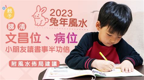 2023年文昌位|2023兔年風水｜睇清文昌位、病位 讀書事半功倍 附風 